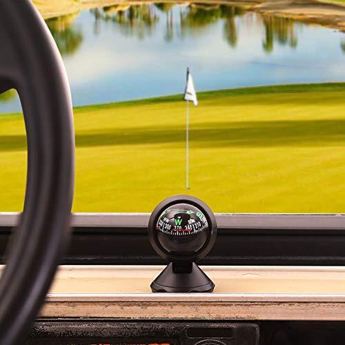 Golf Cart Compass Dash Mount Adjustable Navigation Direction Pointing Guide