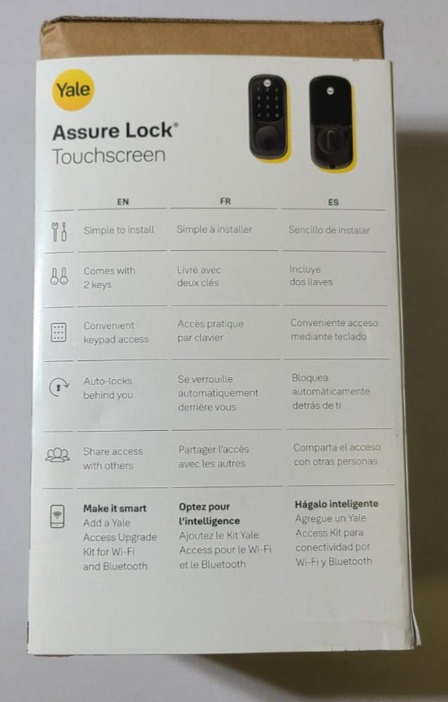 Yale Assure Lock Touchscreen - Matte Black