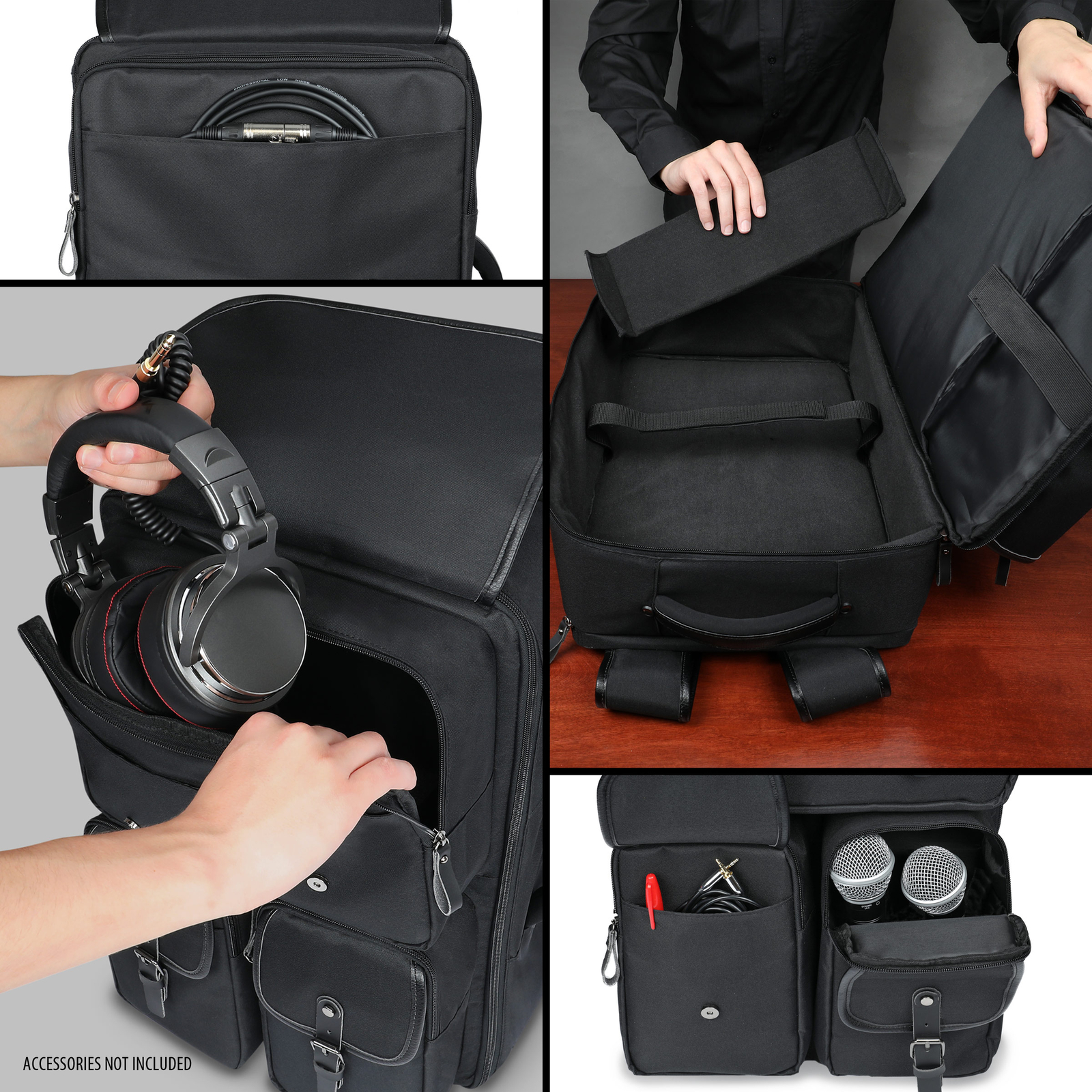 GOgroove DJ Mixer Case Compatible with Pioneer DJ DDJ 400 DJ Controller