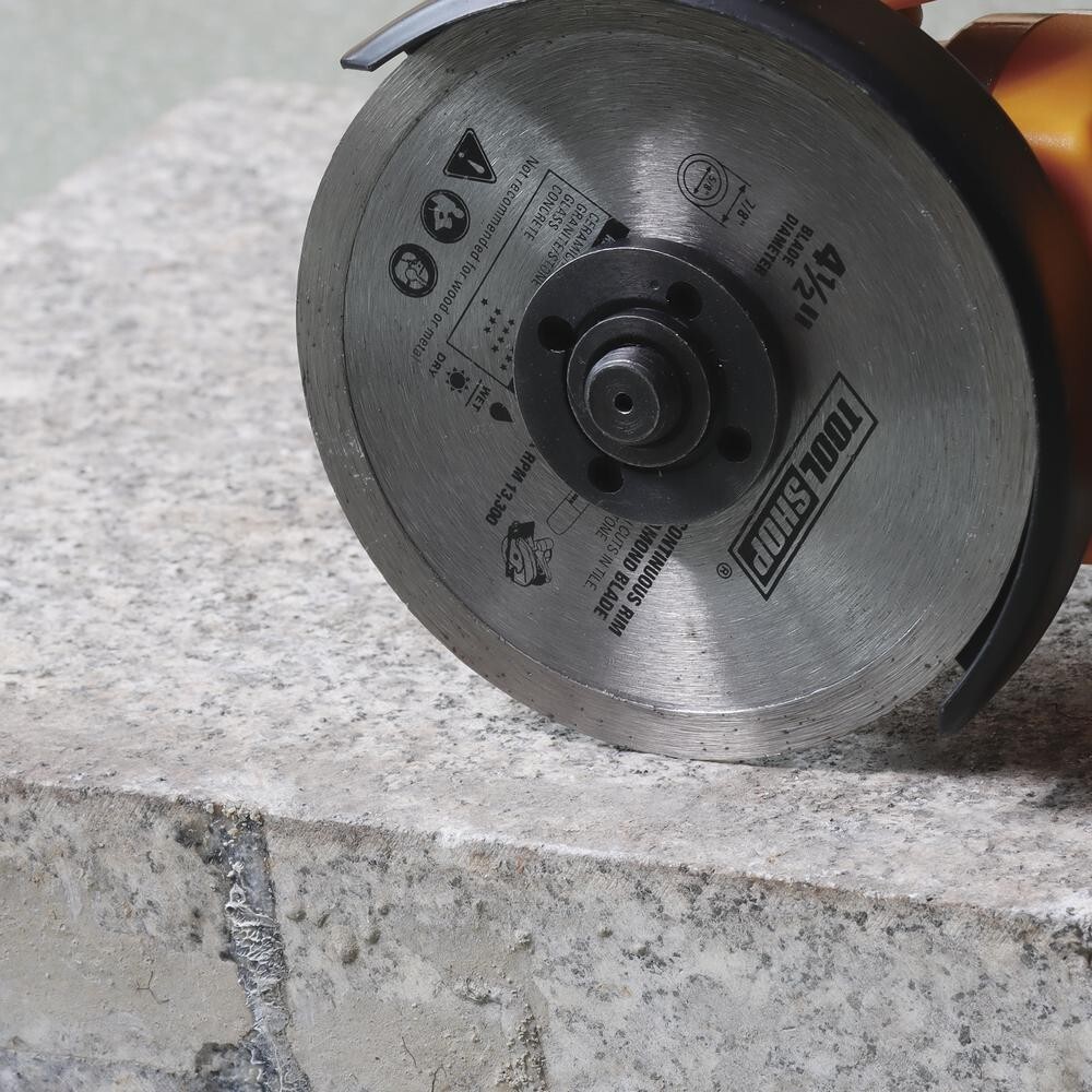 4-1/2" Diamond Blades, Segmented, Turbo, Continuous for Tile Concrete Masonry