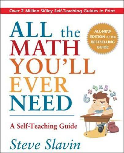 All the Math You'll Ever Need: A Self-Teaching Guide - Paperback - GOOD