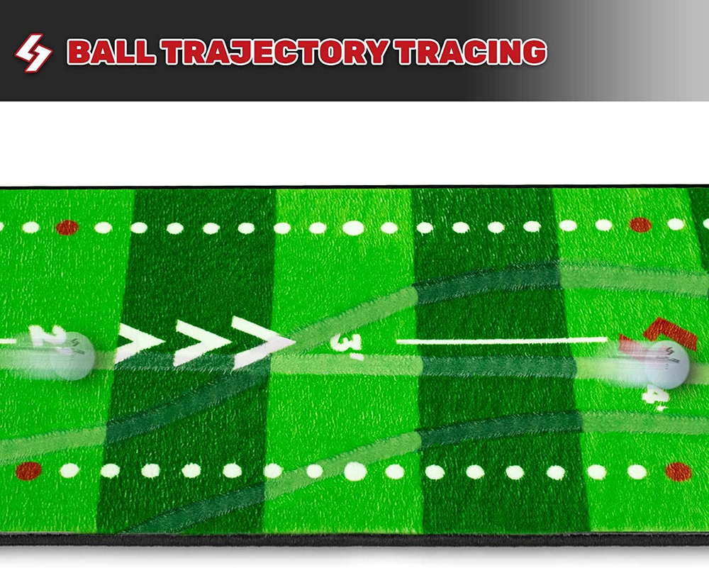 Golf Putting Mat, Visible Trajectory Tracing, Multiple Training Modes, with Putt