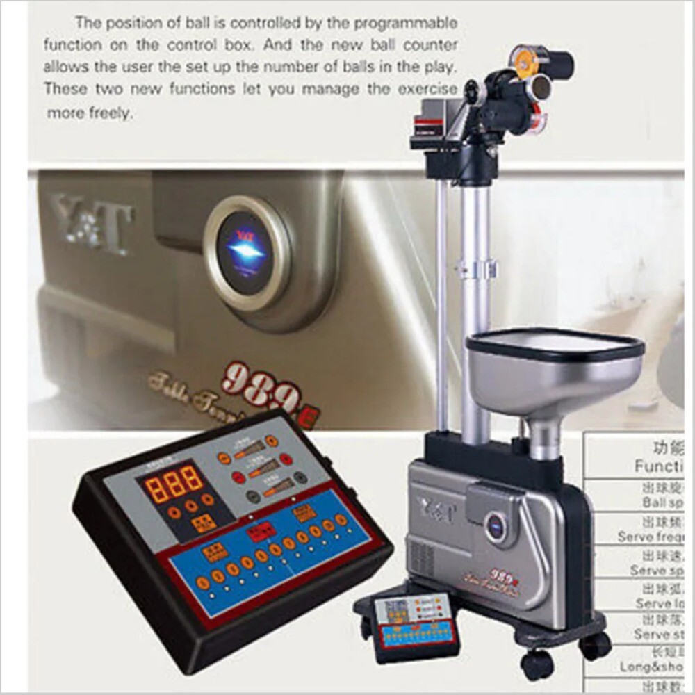 Table Tennis Robot Balls Picker Ping Pong Auto Ball Training Machine 989E