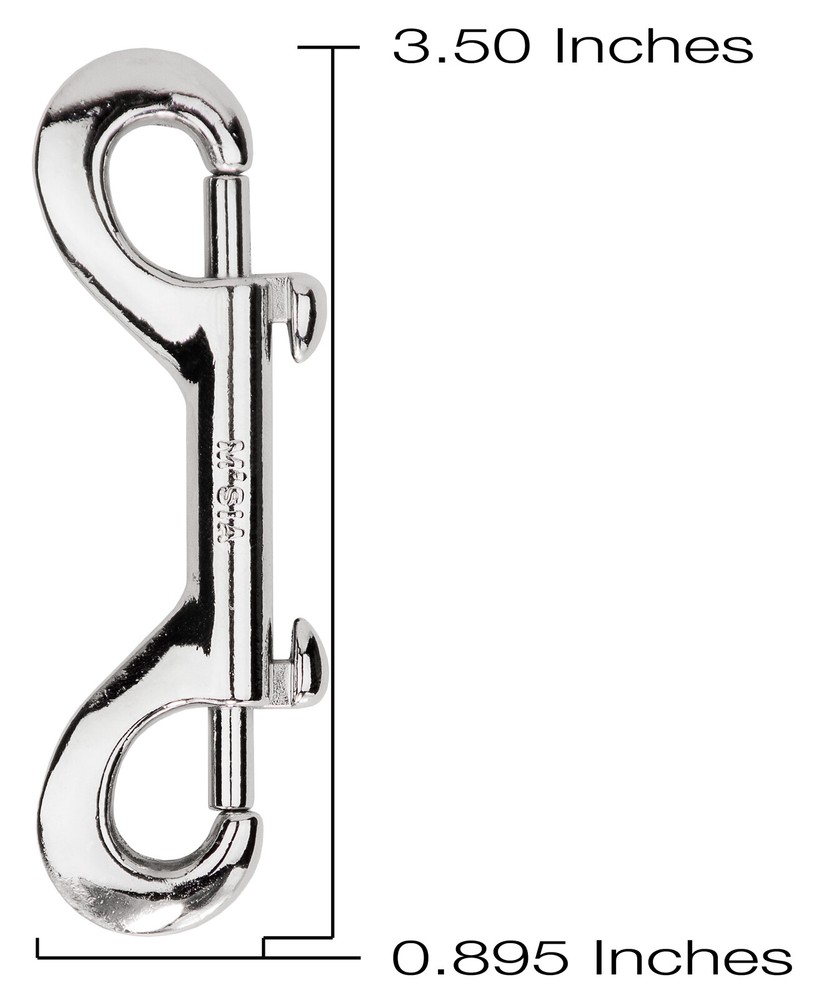 2 - Country Brook Design® 3 1/2 Inch Double Snap Hooks