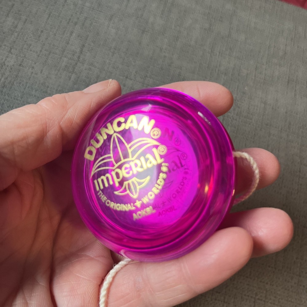 Duncan Imperial Yo Yo PINK Clear Translucent AOKSL EUC