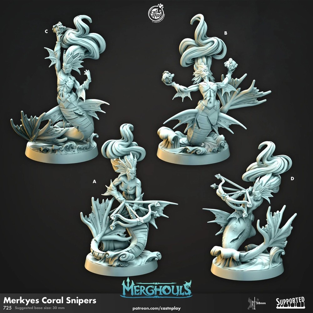 Merkyes Coral Snipers Miniature