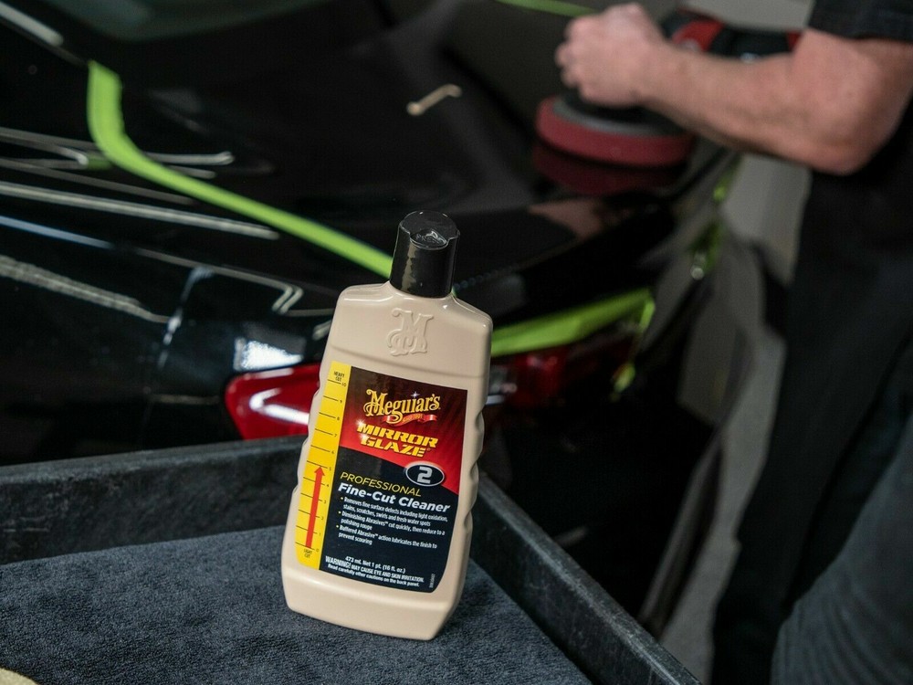 (2-Pk) Meguiar's MIRROR GLAZE M2 PRO FINE-CUT Oxidation Scratch Defects CLEANER