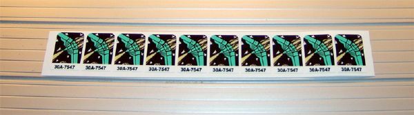 Williams Stellar Wars Pinball Machine Drop Target Decal Set