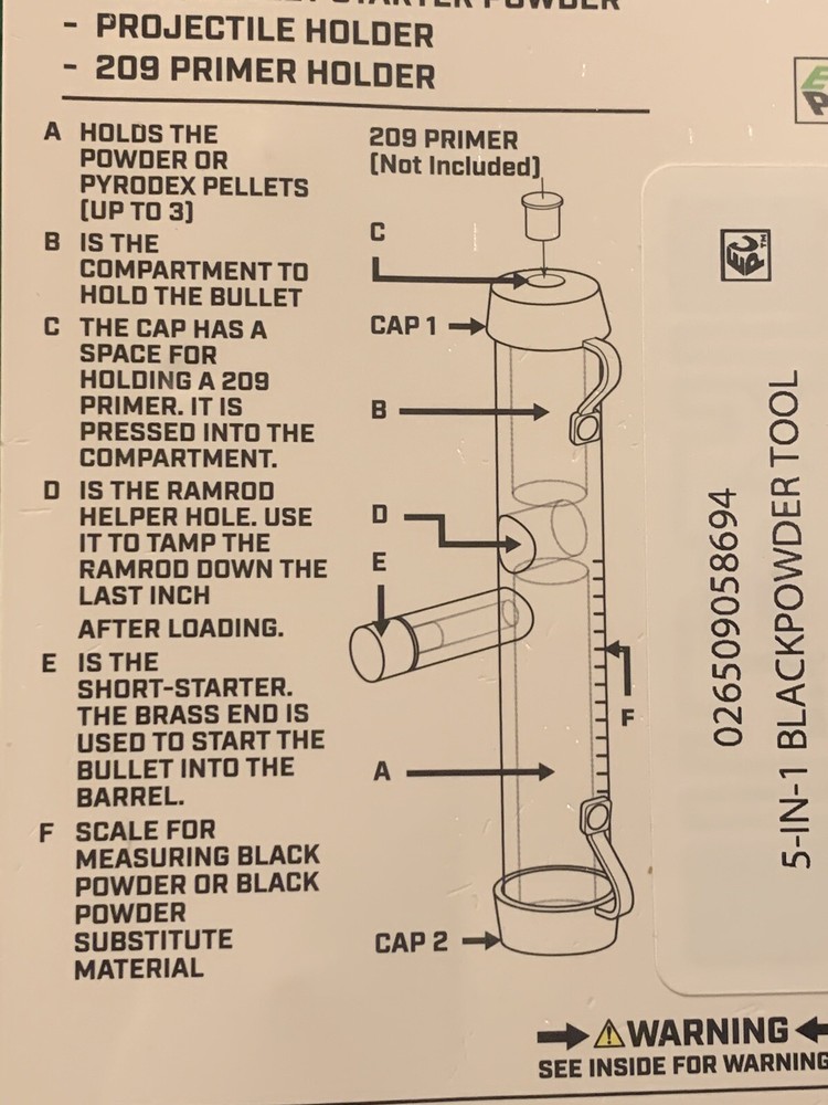 Allen Thunder Cloud 5-in-1 Muzzleloader Tool