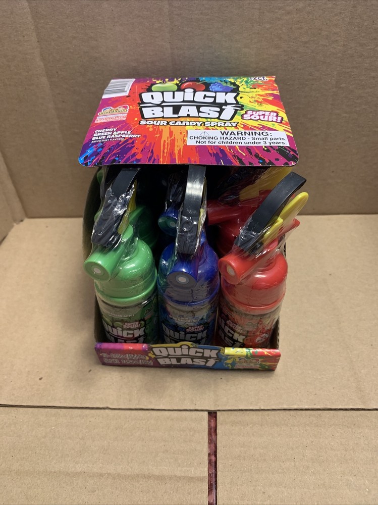 Quick Blast Sour Candy Spray 12 Pack, BB 05/26