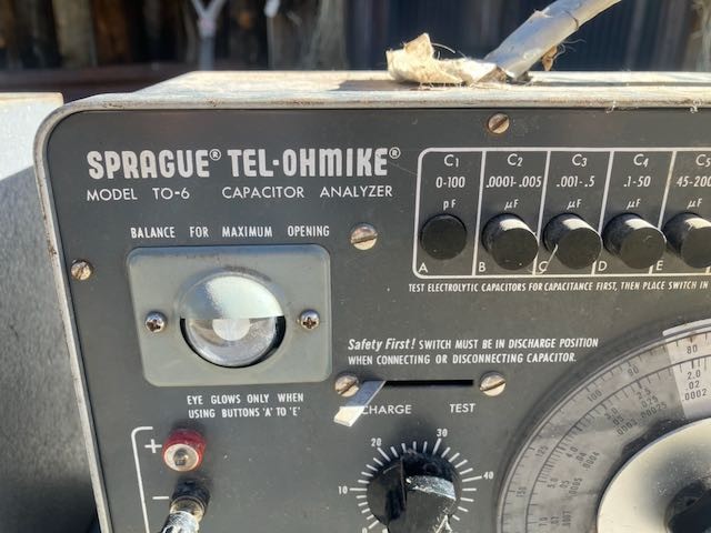 Vintage electronics test equiptment