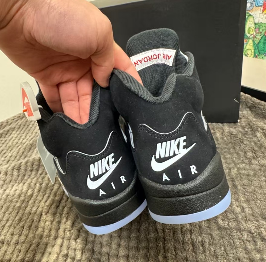 Jordan 5 Retro OG Black Metallic Reimagined High Top Men's Basketball Shoes