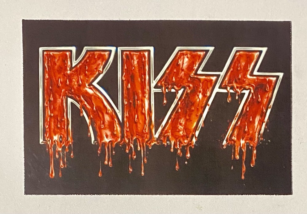 KISS 3.25” x 2” STICKER