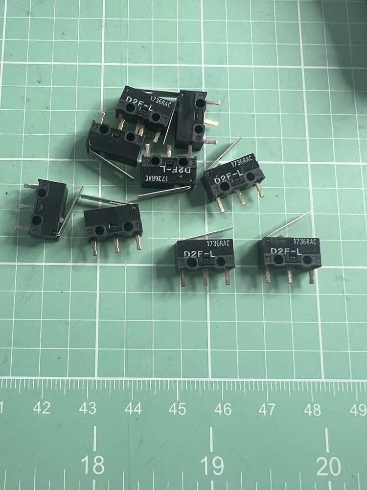 OMRON micro Switch (10 PCs) SPDT D2F-L OMRON