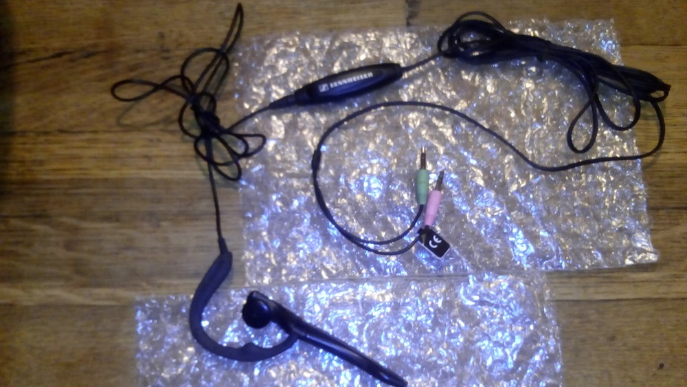 Sennheiser PC120 Over the Ear Headset/Microphone - -Silver/Black
