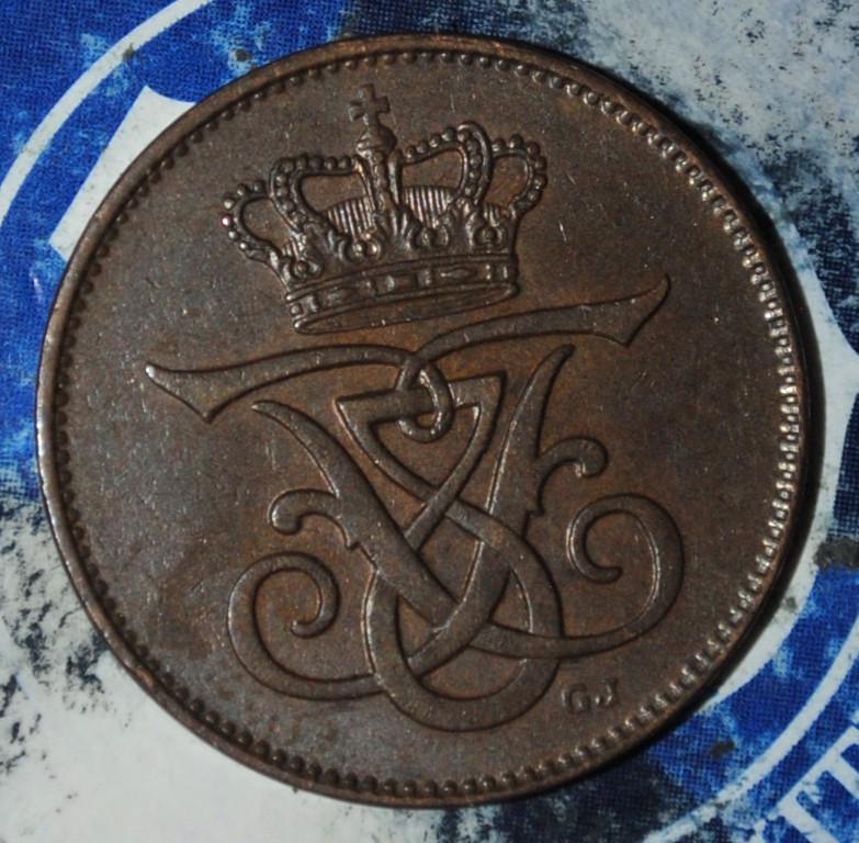 UNC Denmark 2 Ore 1909 {{{D227