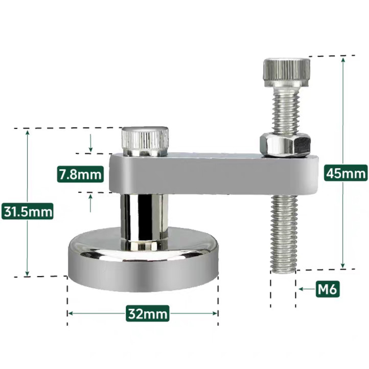 Self-centering vise powerful magnet positioner CNC clamp positioning