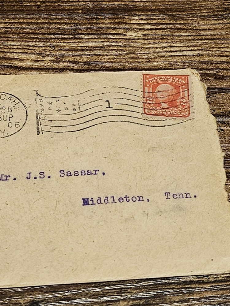 1906 Paducah Powell Rogers & Co Wagon Ad Cover Envelope Stamp