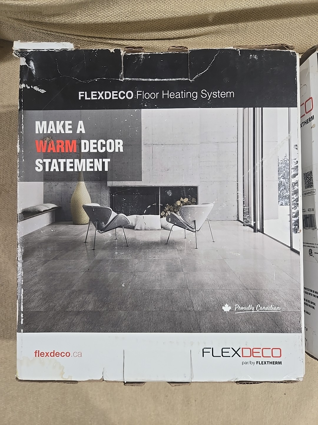 Flextherm FlexDeco CPS240LO111 In-floor Heating Cable Set 111.1ft