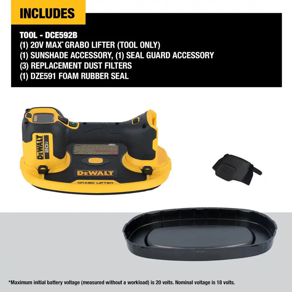 20-Volt Max Cordless GRABO Lifter (Tool Only)