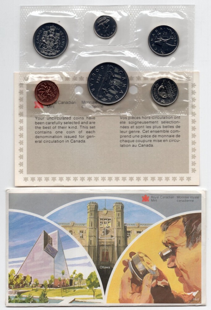 1984 Canada Uncirculated Proof Like Coin Set