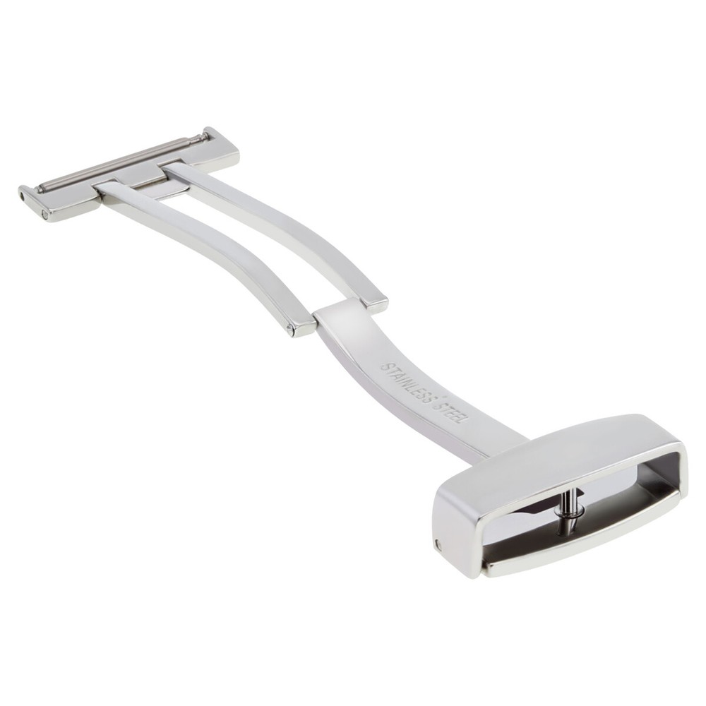 14-16-18-20-22-24MM SINGLE FOLD FOR DEPLOYMENT CLASP WATCH BUCKLE STAINLESS STEE