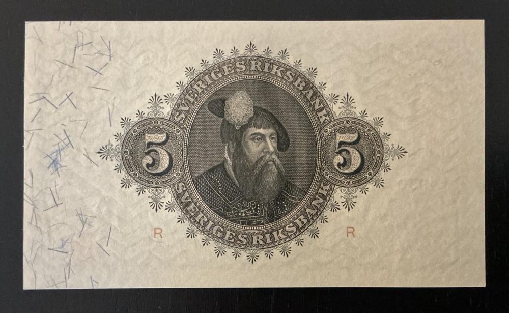 Sweden 5 kronor 1936 UNC P-33s