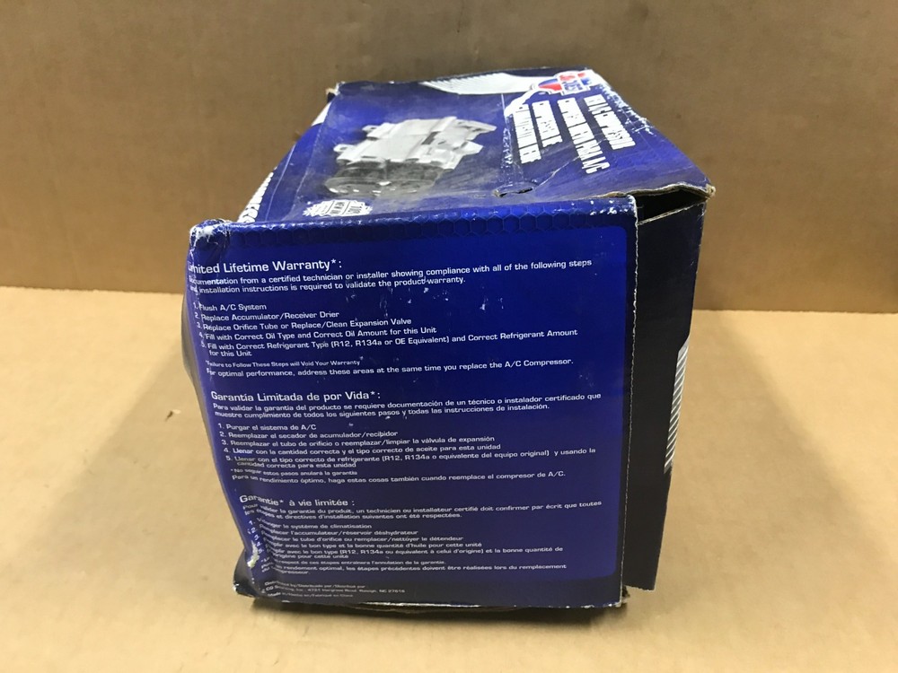 New In Opened Box - CarQuest A/C Compressor - #T68648