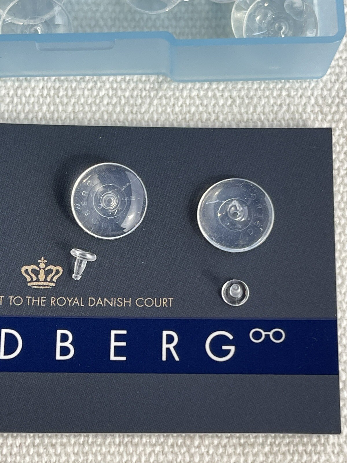 Authentic LINDBERG 10mm Round Silicone Replacement Nose Pads Snap-in Pin Style