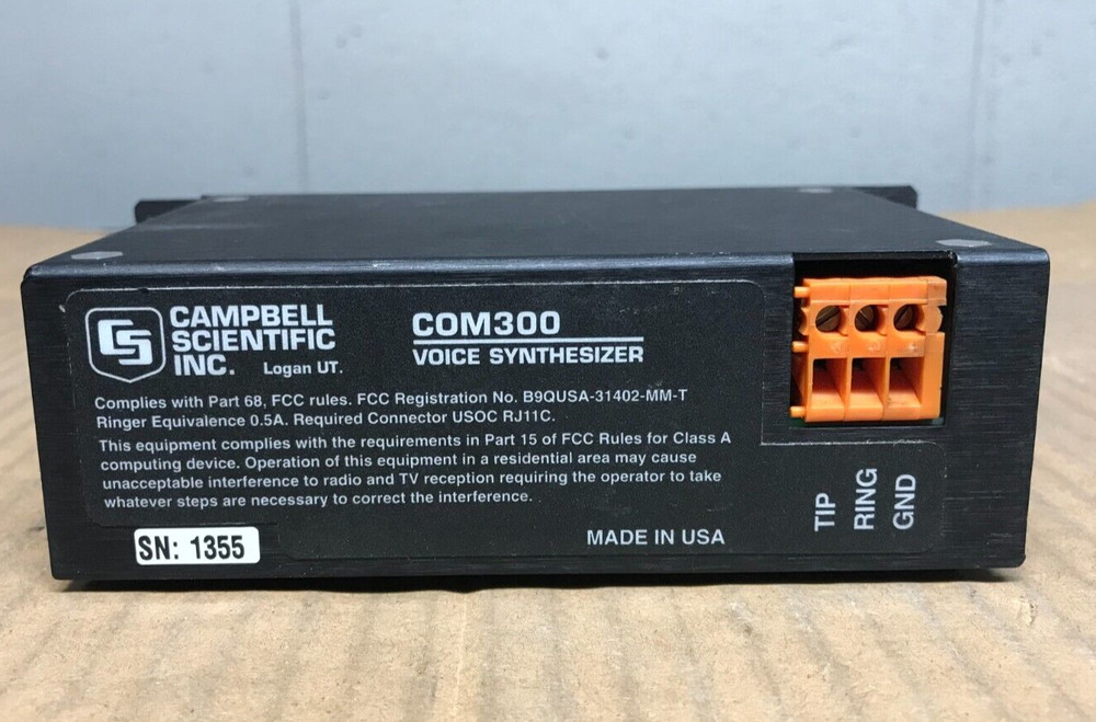 Campbell Scientific Voice Synthesizer Modem COM300