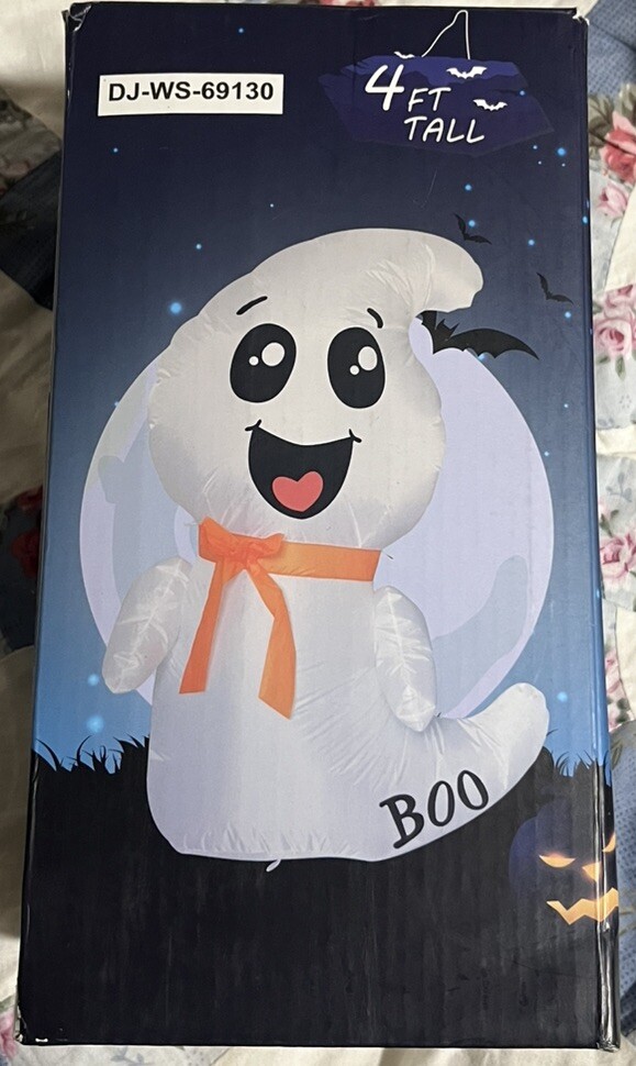 4’ Inflatable Halloween Ghost Tested
