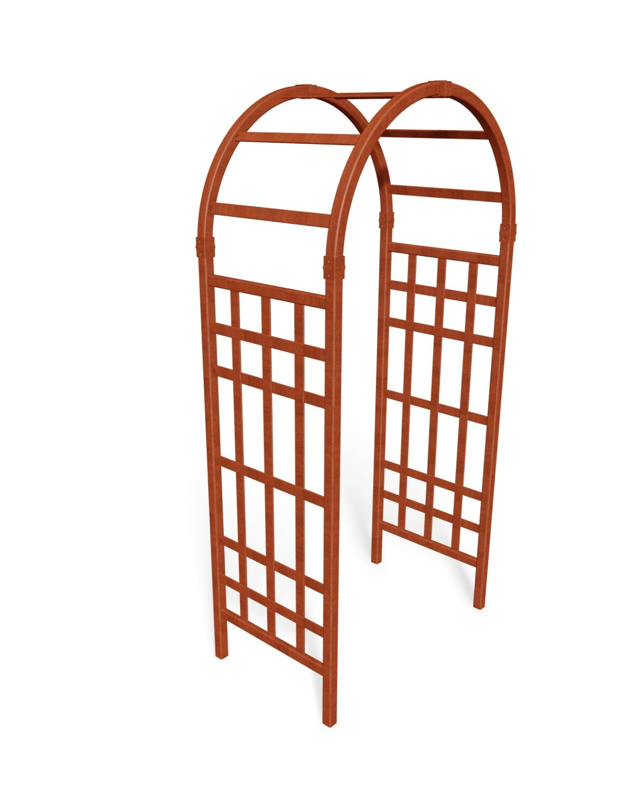 New England Arbors Decorative Vinyl Sierra Garden Patio Arch Trellis w/WARRANTY