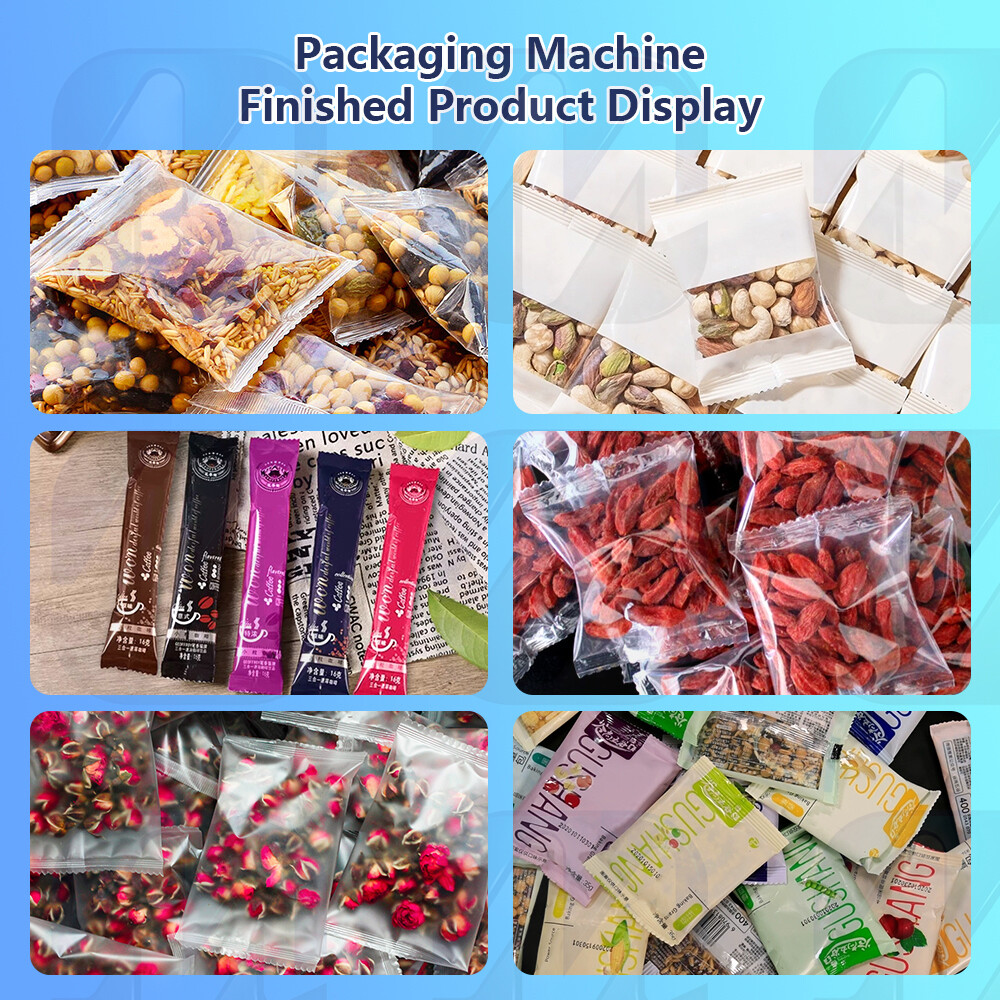 Powder granule packaging machine, fully automatic commercial vertical packaging