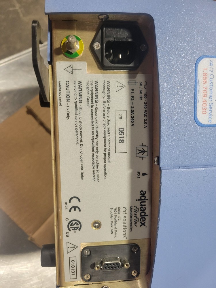 CHF SOLUTIONS AQUADEX FLEX FLOW FLUID REMOVAL SYSTEMS