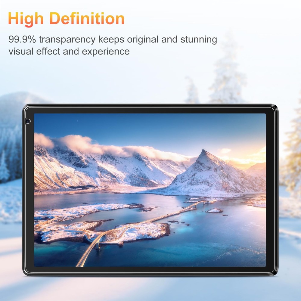 for URAO C107 10.1 inch Screen Protector, Alignment Frame, Bubble Free, AntiS...