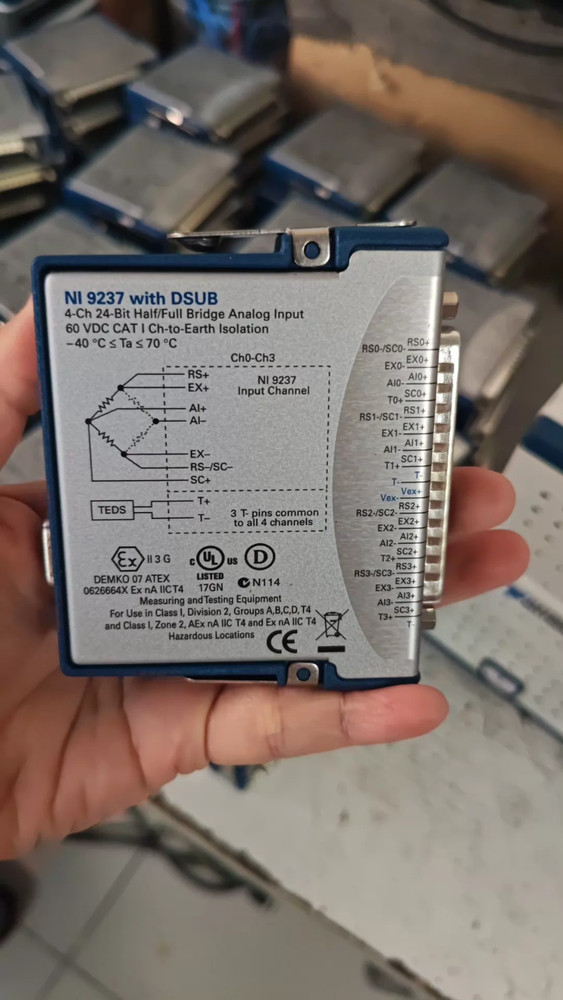 NI 9237 National Instruments NI 9237 with DSUB cDAQ Strain / Bridge Input Module