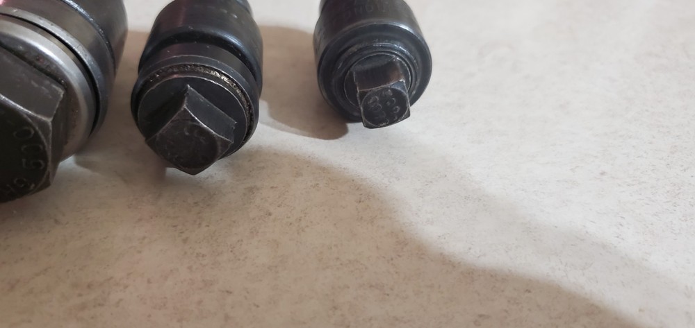 6 PIECES GREENLEE Knockout CONDUIT PUNCHER