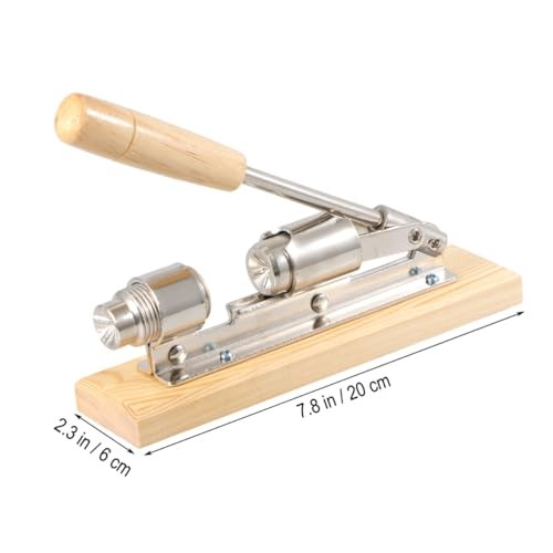 Hand-Press Mechanical Walnut Nutcracker with Non-Slip Handle and Adjustable