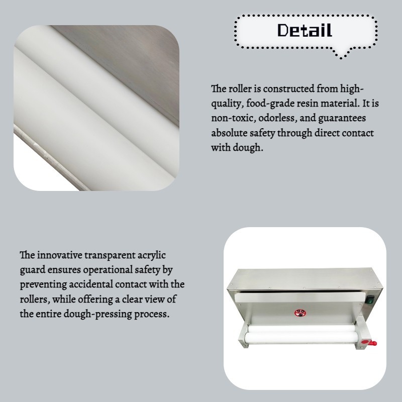 110V Electric Pizza Dough Roller Sheeter Pastry Press Making Machine 3.9"-15.7"