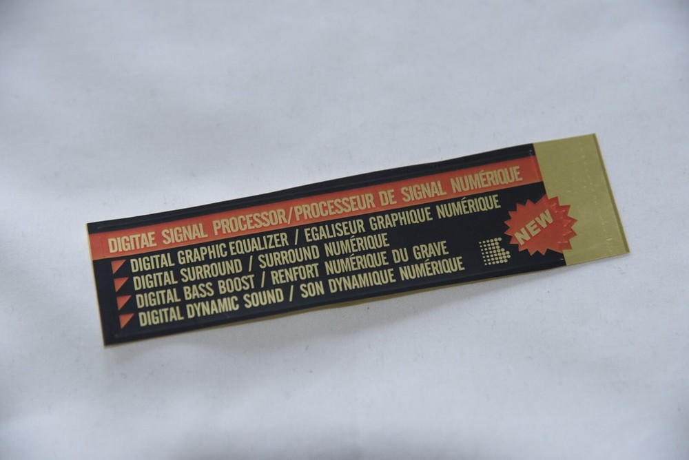 Replacement Sticker for Sony D-555 D-Z555 Discman CD Player