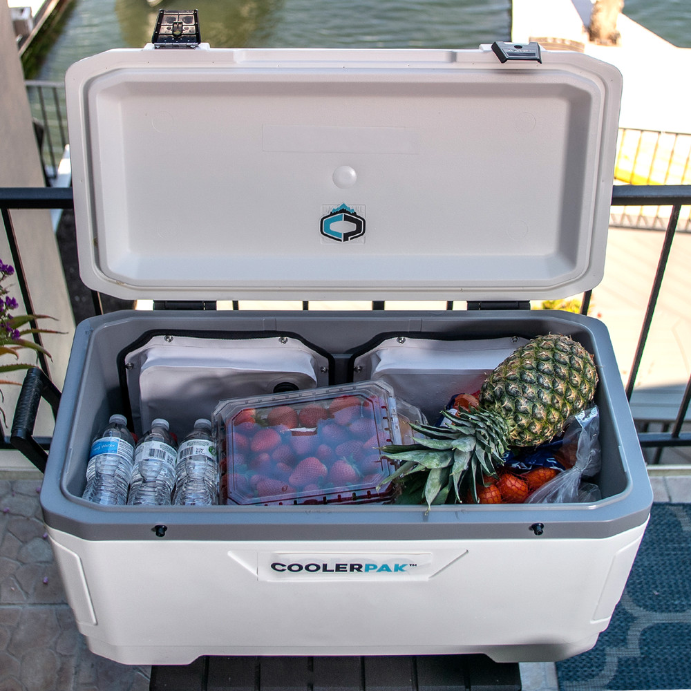CoolerPak 10lb Refillable Reusable Ice Pack - Non-Toxic, Tough, Drainable