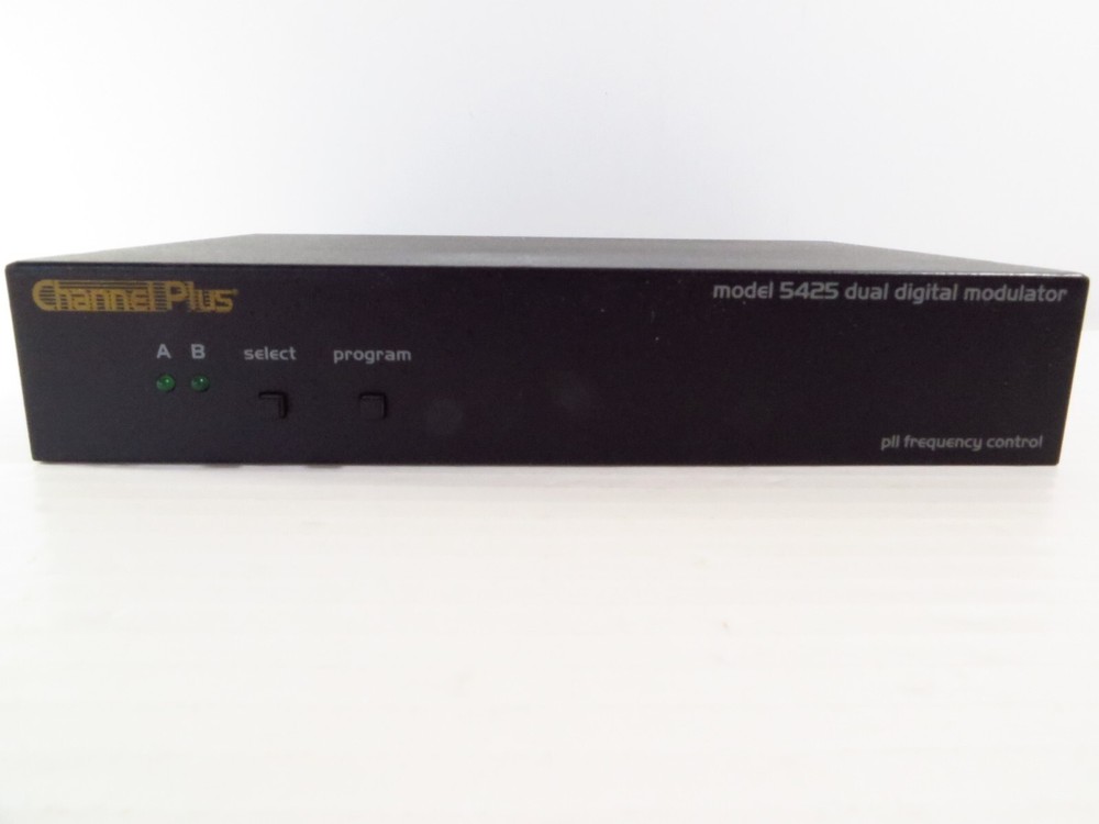 CHANNEL PLUS 5425 DUAL CHANNEL DIGITAL RF MODULATOR ONLY (No AC Adapter)