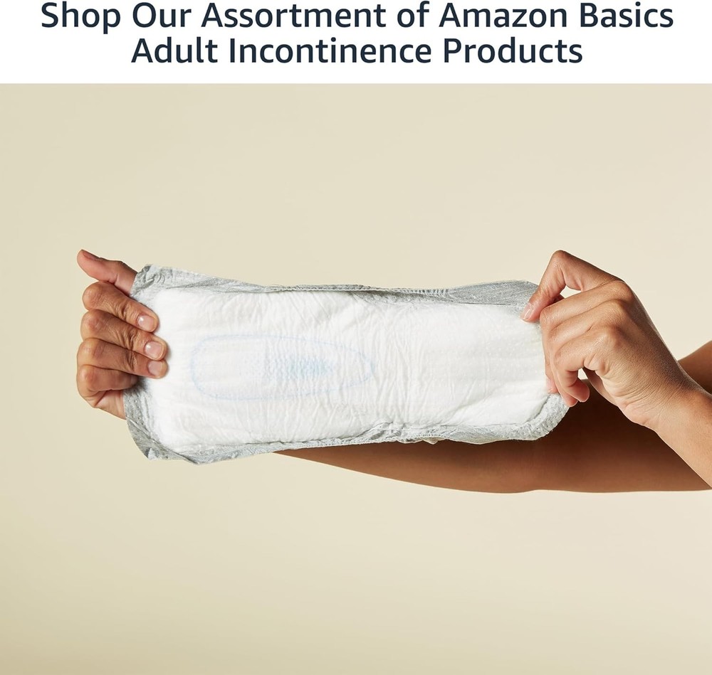Amazon Basics Incontinence Guards for Men, Maximum Absorbency, 104 Count, 2 Pack