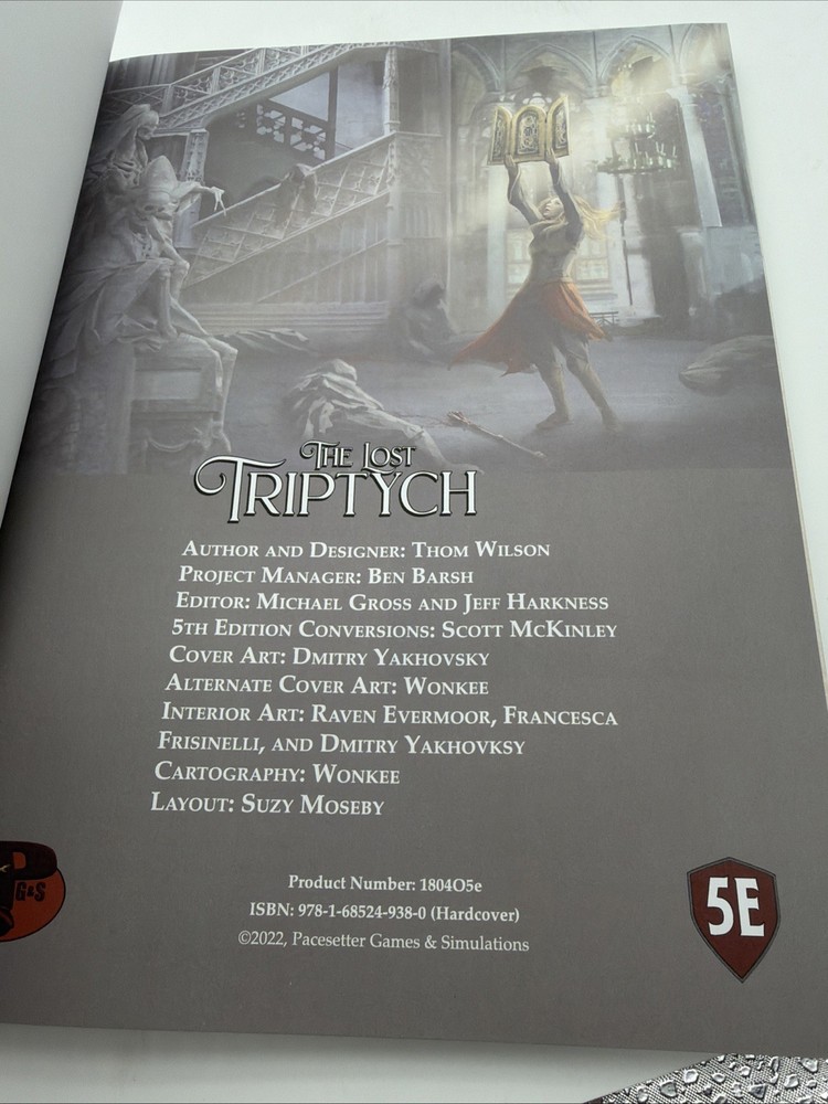 D&D 5E: The Lost Triptych Hardcover