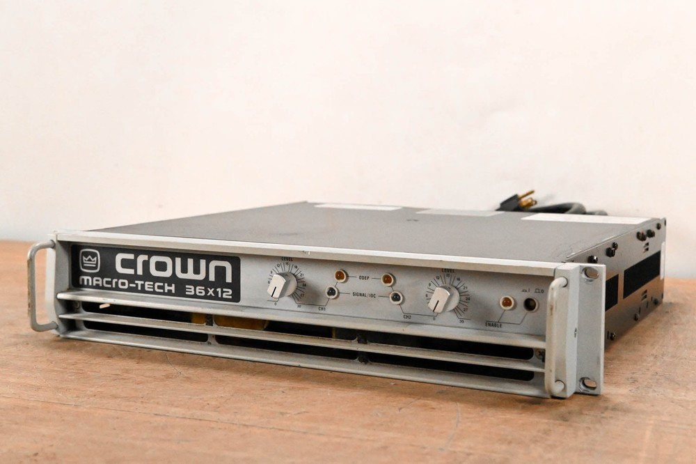 Crown Macro-Tech 36x12 2-Channel Power Amplifier CG01VRX