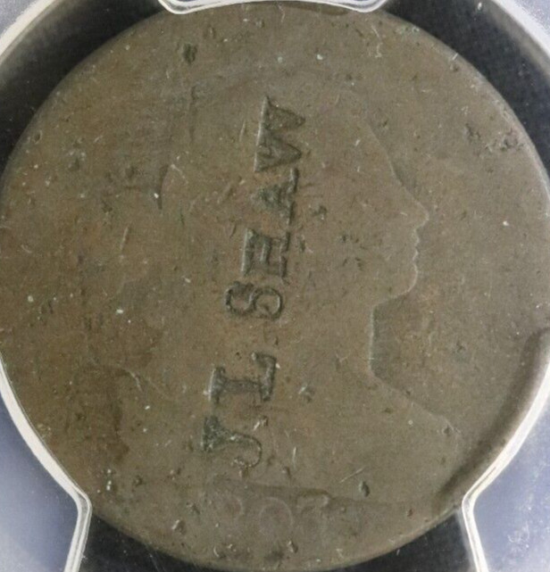 1803 Large Cent PCGS Graded FR02 Counterstamped!
