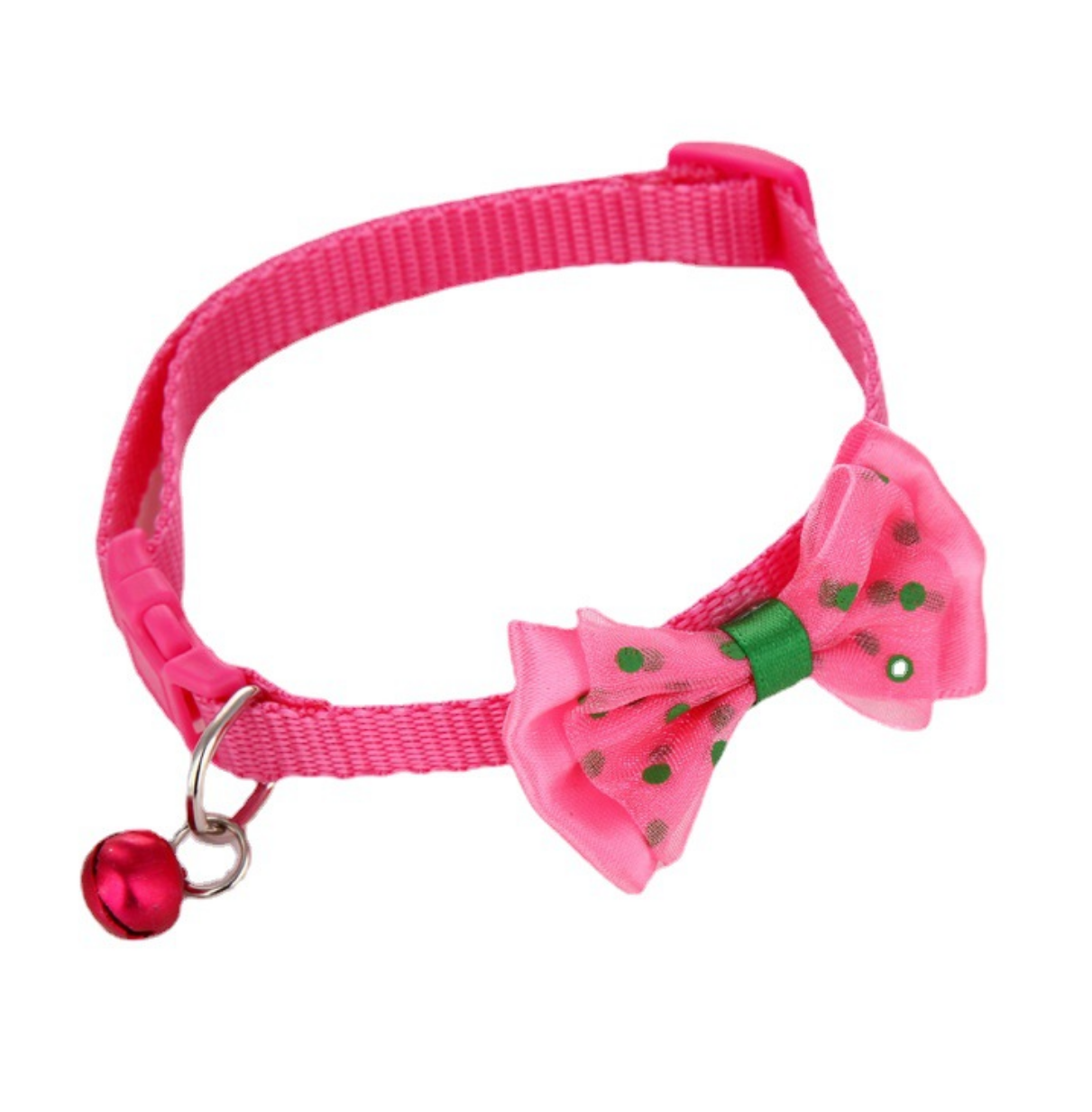 Nylon Cat Cute Collar with Bell bow tie for Cat Kitten puppy adjustable