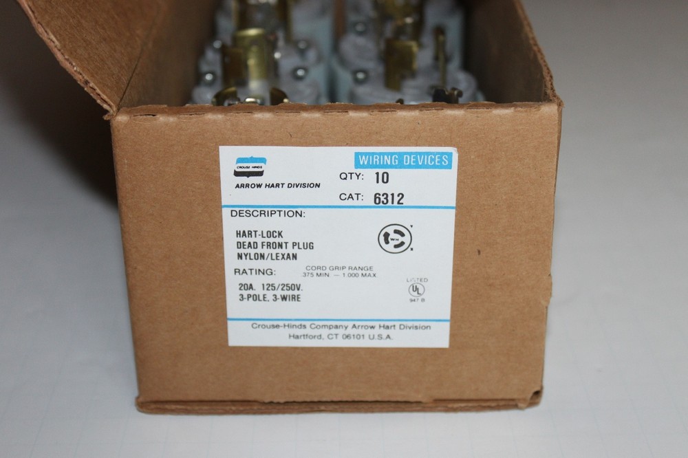 Arrow Hart Locking Dead Front Plug 6312