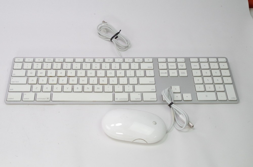 Apple Keyboard A1243 and Mouse Tested Cosmetic Damage