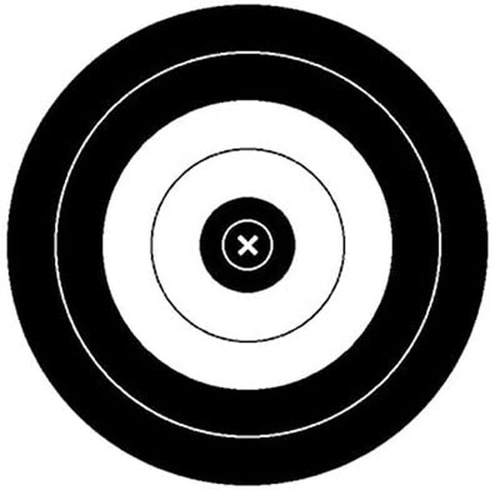Maple Leaf NFAA Official Field Targets 50 cm 25 Pack